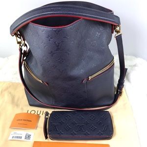 ❤️DISCONTINUED ❤️HOBO BAG ZIPPY WALLET LOUIS VUITTON W/ RECEIPT